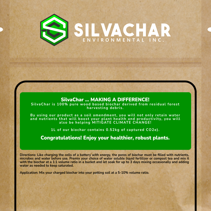 10-Pack 0.5L Biochar Bags | Houseplants & Small Gardens