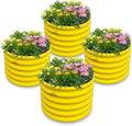 18" Tall 24" Wide Round Kids Raised Garden Beds (Set of 4) - Anleolife