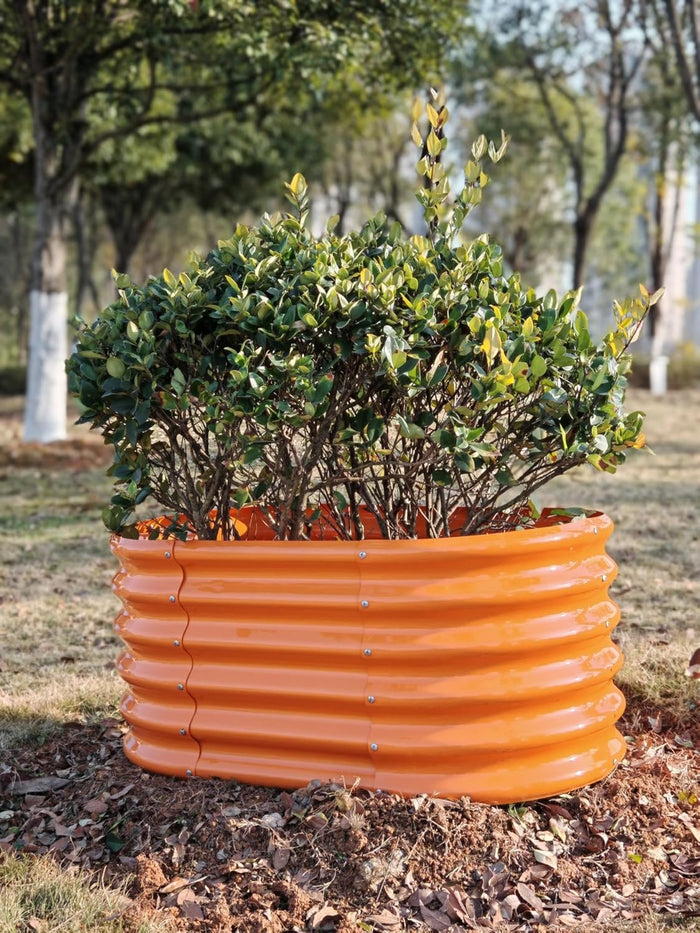 18" Tall 3x2 ft Galvanized Steel Kids Raised Garden Beds (Set of 3) - Anleolife