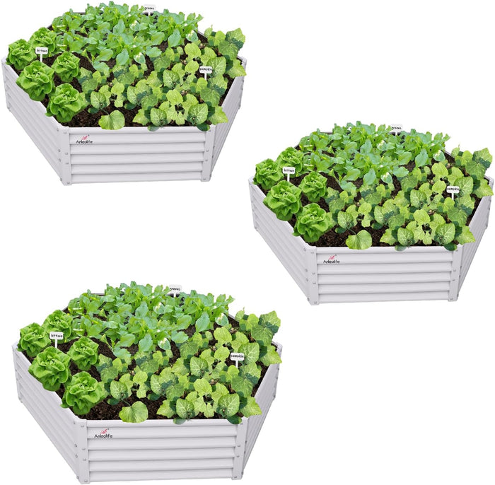 18" Tall 5.8x5 ft Easy Assembly Raised Garden Beds - Anleolife
