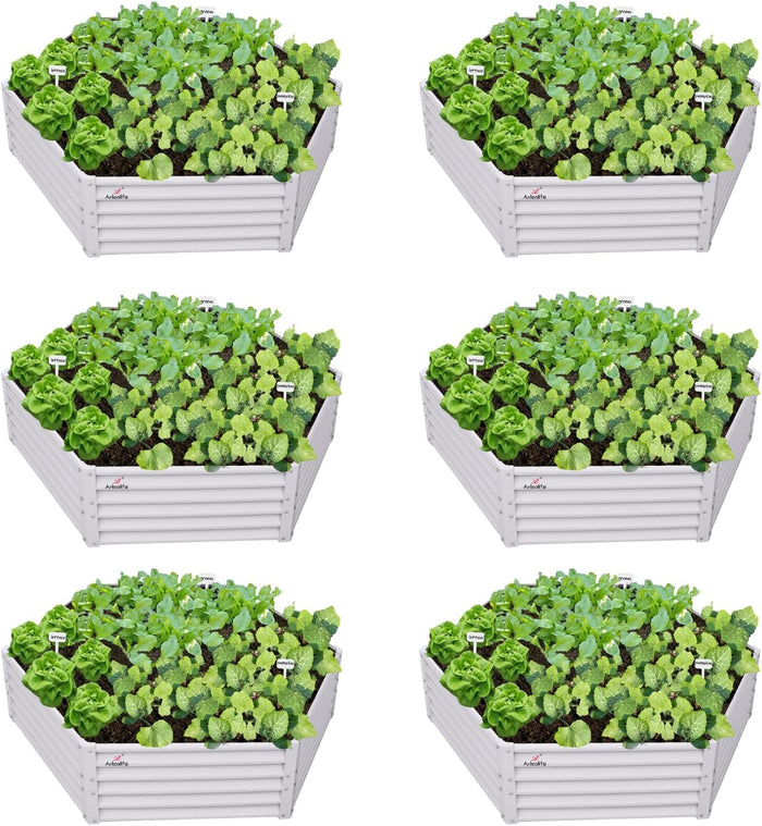 18" Tall 5.8x5 ft Easy Assembly Raised Garden Beds - Anleolife