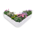 18" Tall 6x6 ft Heart Shape Raised Garden Bed - Anleolife