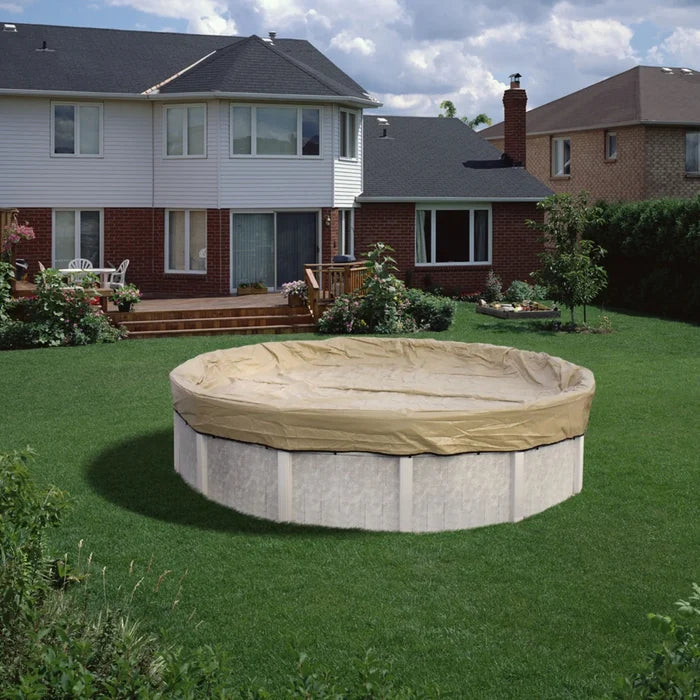 20-Year HPI Armor Kote Winter Pool Cover for 12 ft. Round Pools (Cover Size 16') Made In America