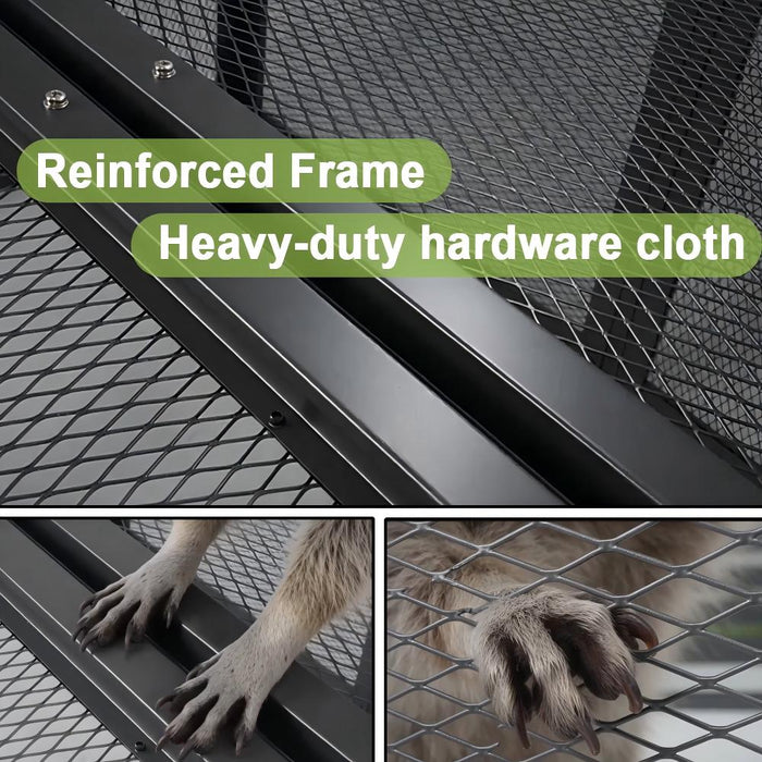 20.8" Chicken Run Extension for Coops – Modular Metal Chicken Tunnel System