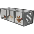 23.6" Chicken Run Extension for Coops – Modular Metal Chicken Tunnel System