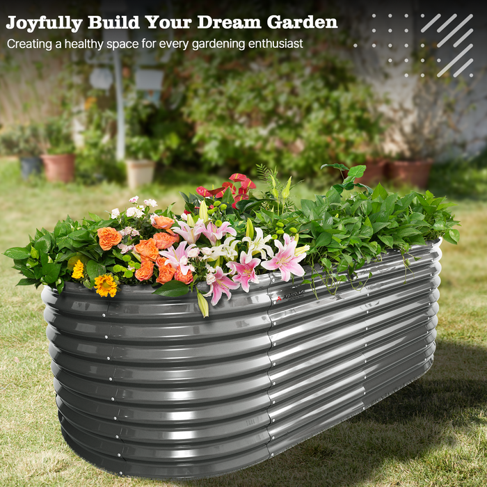 30" Extra Tall 8x4 ft Modular Raised Garden Bed