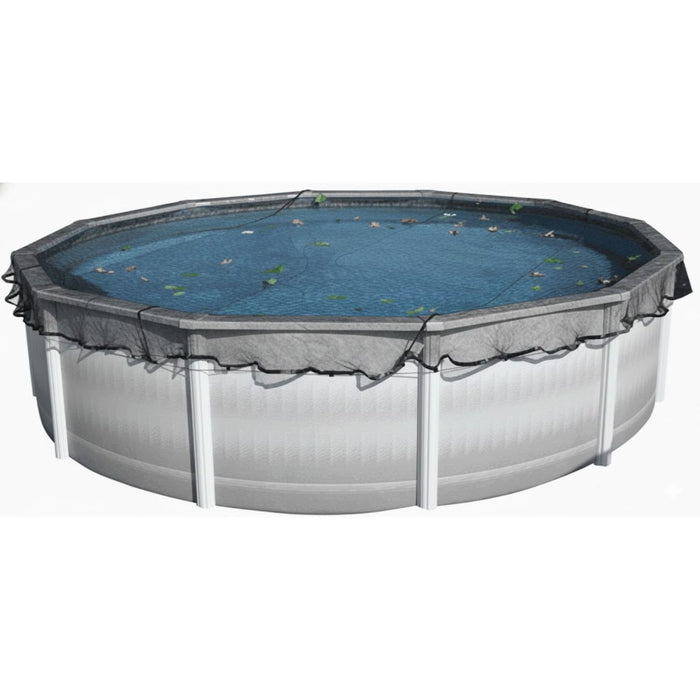 33' Round Leaf Net Pool Cover by Midwest Canvas (Cover Size: 36')