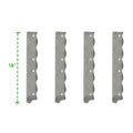 4-Pack Corner Brackets for 18" Tall DIY Garden Beds