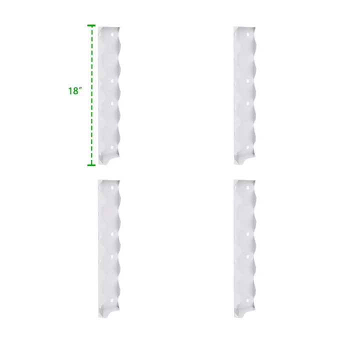 4-Pack Corner Brackets for 18" Tall DIY Garden Beds