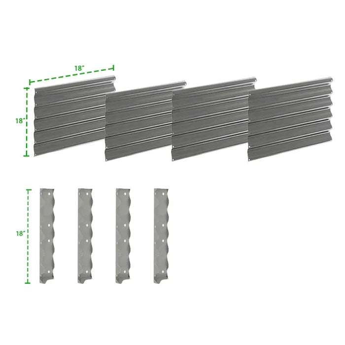 4-Pack Side Panels for 18" Tall DIY Garden Beds