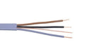 50m of 6243Y1.0mm Three Core & Earth Flat Grey PVC Mains Electricity Cable