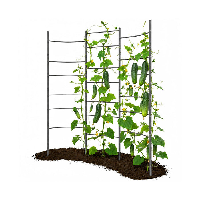 6 FT Heavy-Duty Metal Garden Trellis for Raised Beds & Vertical Growing