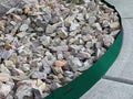 6" x 40" Galvanized Steel Garden Edging, 6-Pack (20FT Total), Powder coating, Gloves & Stakes - Green - Anleolife