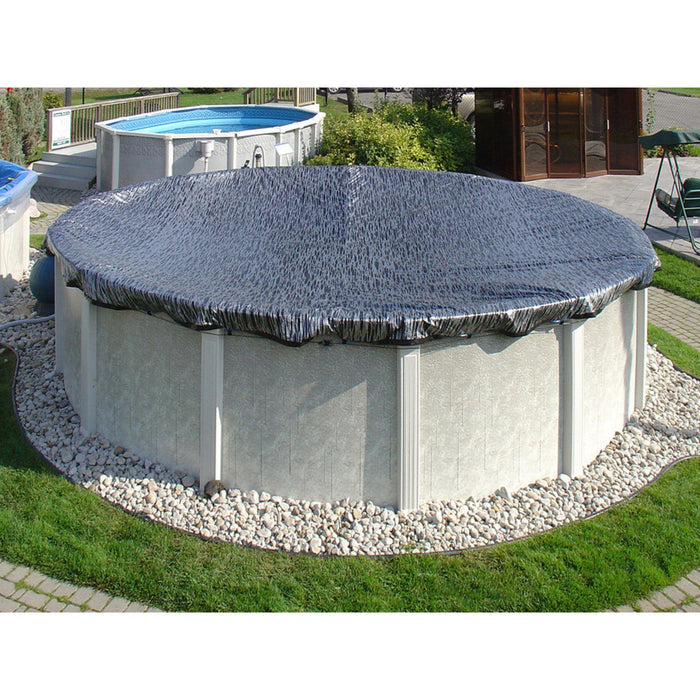 8-Year HPI Enviro Mesh Winter Pool Cover for 18' Round Pools (Cover Size: 21') Made In America