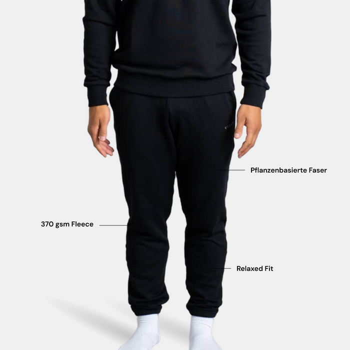 ALL COURT I Natural Sweatpants | Black