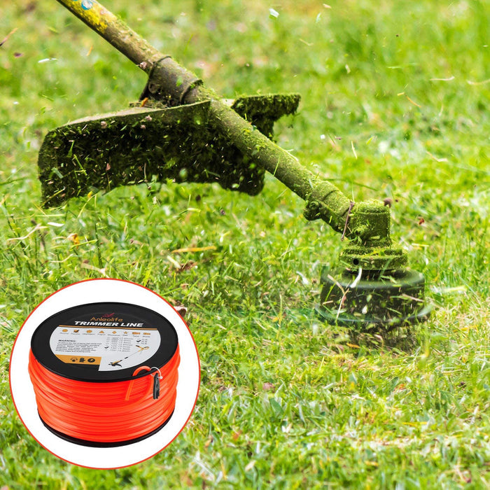 Anleolife Basic Square Trimmer Line .155'' x 260ft, 3lb - Anleolife