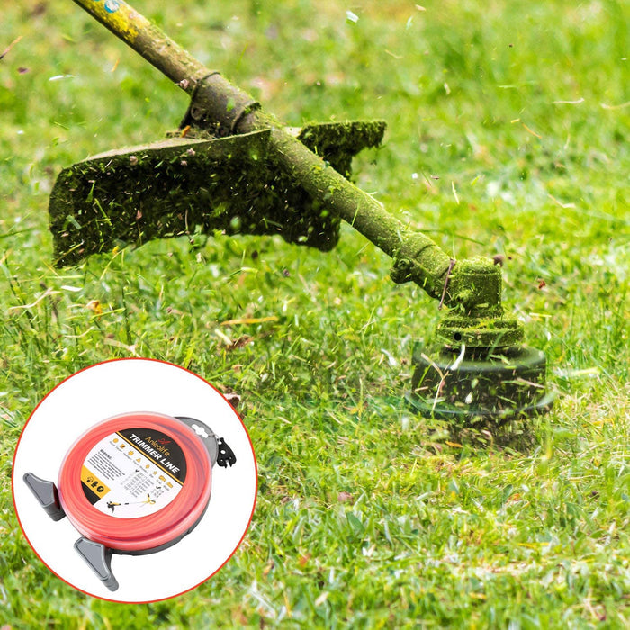 Anleolife Commercial Square Trimmer Line .065'' x 370ft, 1lb - Anleolife