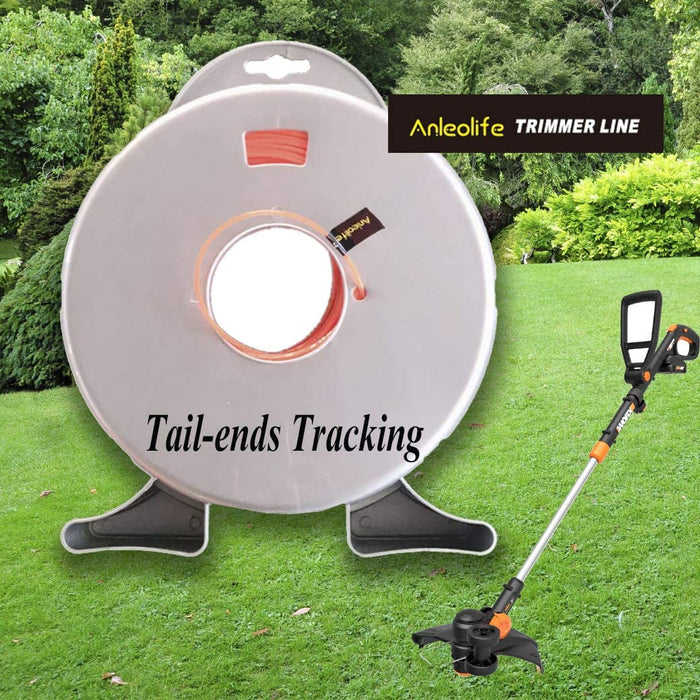 Anleolife Commercial Square Trimmer Line .065'' x 370ft, 1lb - Anleolife