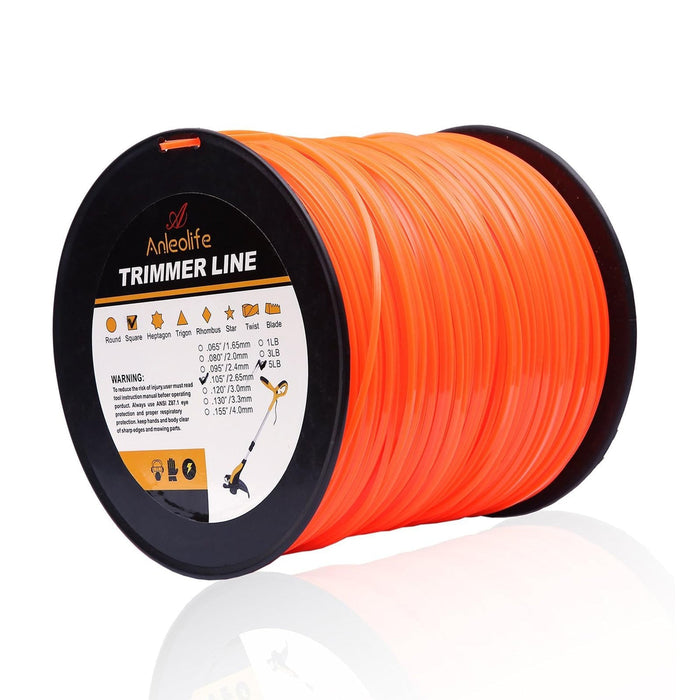 Anleolife Commercial Trimmer Line .105-Inch (5lbs per roll) - Anleolife