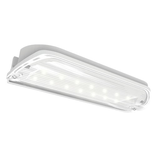 Ansell AKTLED/3M/ST Kite Emergency IP65 Bulkhead - White