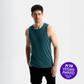 ANSWER | Sleeveless Sport Shirt | Deep Sea Green
