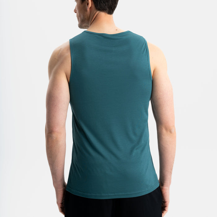 ANSWER | Sleeveless Sport Shirt | Deep Sea Green