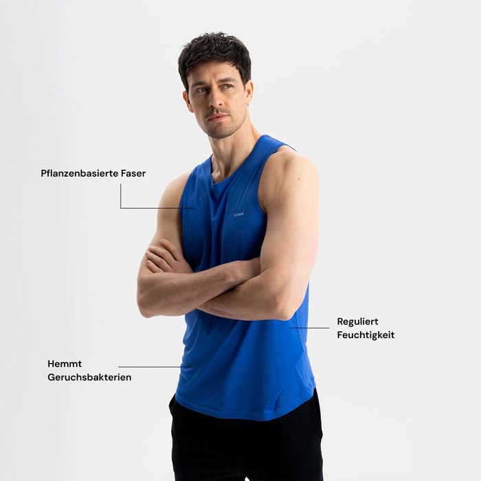 ANSWER | Sleeveless Sport Shirt | Electric Blue