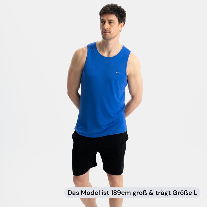 ANSWER | Sleeveless Sport Shirt | Electric Blue