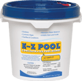 API E-Z Pool 5 lb. concentrated pool chemical blend bucket, a non-chlorine alternative for pool water maintenance
