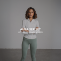 AURA 3er Sportset – off-white / sage green