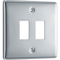 BG RNPC2 Nexus Polished Chrome 2-Module Front Plate