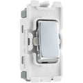 BG RPC12C Nexus Polished Chrome Grid 20AX Switch 2W, Single Pole, Control Off