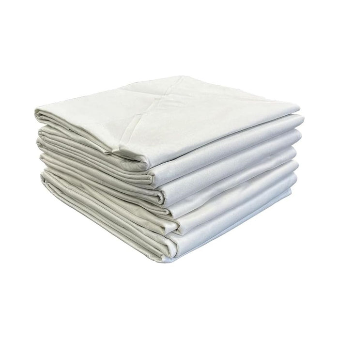 Blue Torrent Round Rock Blocker Pool Liner Guard folded on a white background