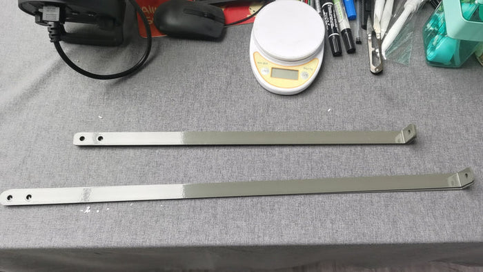 Bracing Rods for DIY Garden Beds – Two Short Rods Connect to Longer Rod