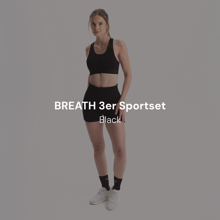 BREATH 3er Sportset | Black