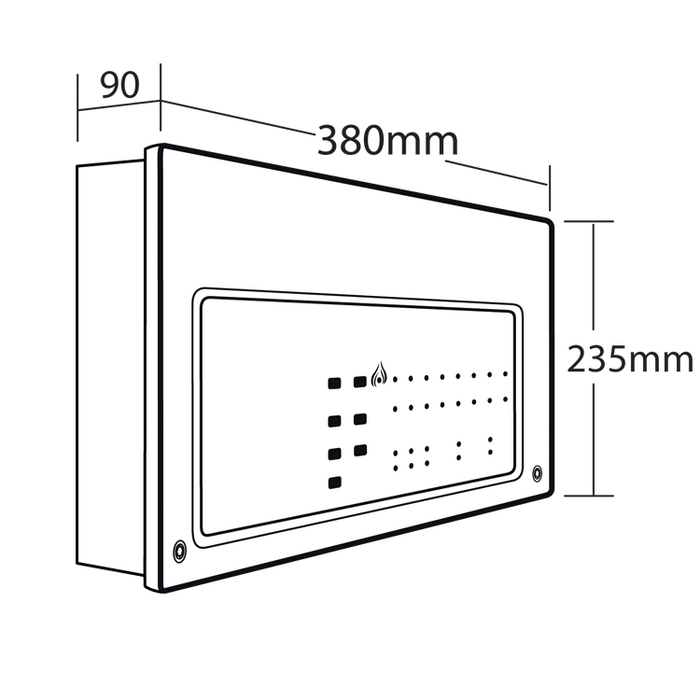 C-TEC CFP702-2 CFP AlarmSense 2 Zone Two-Wire Fire Alarm Panel