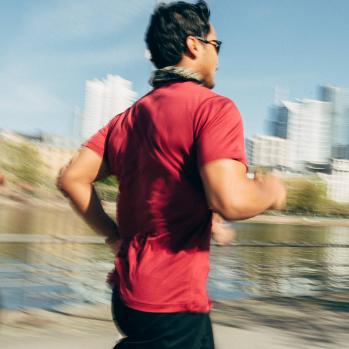 CHANGE I Natural Sport Tee | Active Red