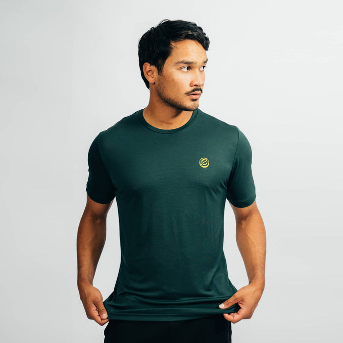 CHANGE I Natural Sport Tee | Forrest Green