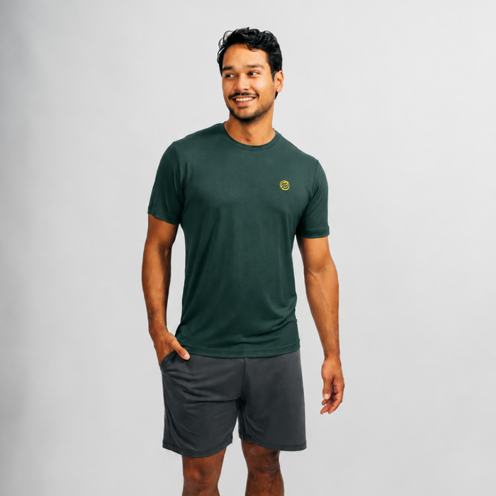 CHANGE I Natural Sport Tee | Forrest Green
