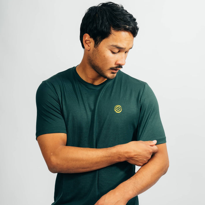 CHANGE I Natural Sport Tee | Forrest Green