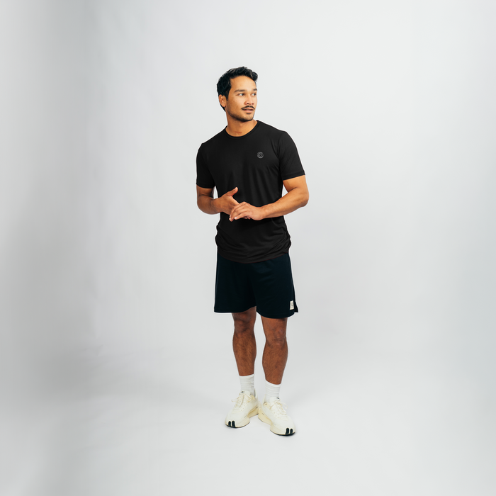 CHANGE I Natural Sport Tee I Black
