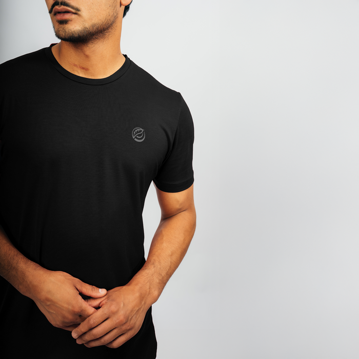 CHANGE I Natural Sport Tee I Black