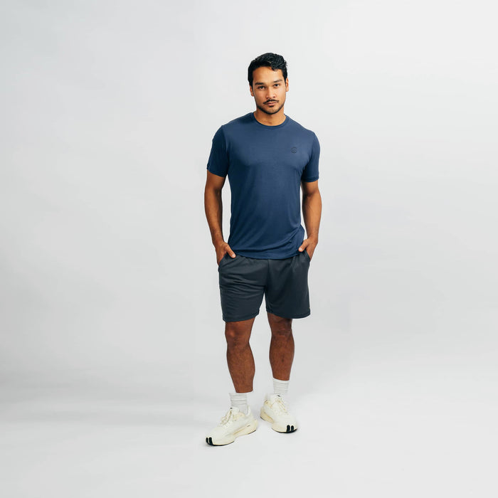 CHANGE I Natural Sport Tee | Navy Blue