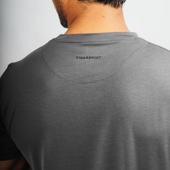 CHANGE I Natural Sport Tee | Stone Grey