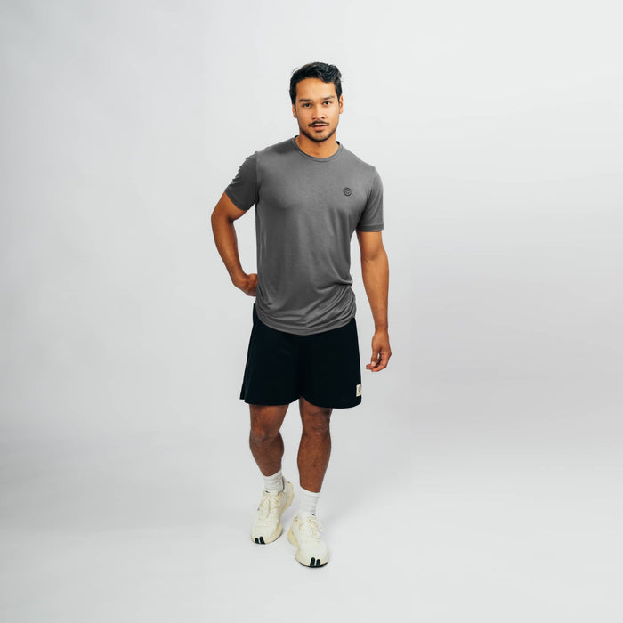 CHANGE I Natural Sport Tee | Stone Grey
