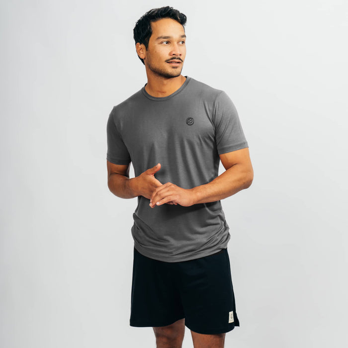 CHANGE I Natural Sport Tee | Stone Grey
