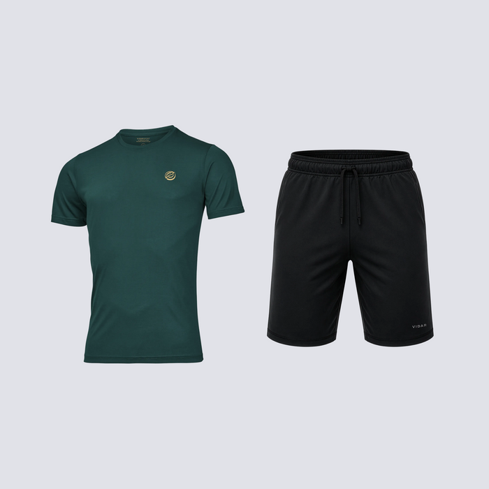 CHANGE Sportset Short | Forrest Green x Black