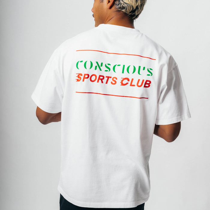 CONSCIOUS SPORTS CLUB | Heavy Oversized Tee | White