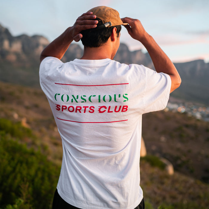 CONSCIOUS SPORTS CLUB | Heavy Oversized Tee | White