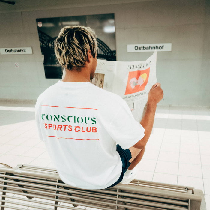 CONSCIOUS SPORTS CLUB | Heavy Oversized Tee | White